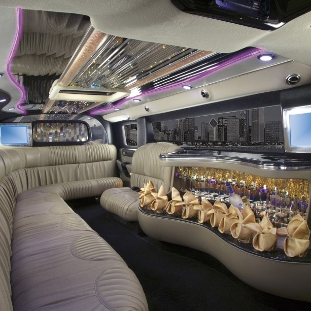 hummer limousine interior image
